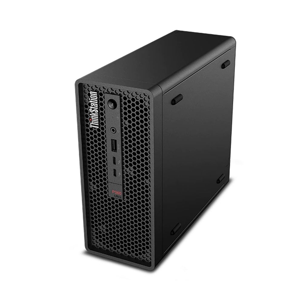 Hình ảnh 2 của Lenovo ThinkStation P360 Ultra (i7 12700, T1000 8GB, 32GB, 1TB - Black - Outlet, Nhập khẩu)