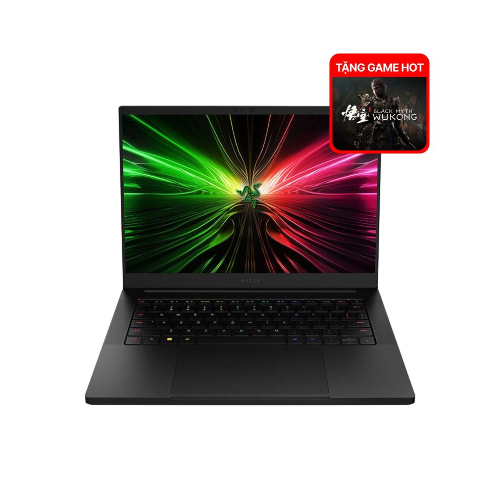 Hình ảnh 1 của Razer Blade 14 (2024) - Ryzen™ 9 8945HS, GeForce RTX 4060, 16GB, 1TB, 14" 240Hz QHD+ - Thunder Black - Mới, Full box, Nhập khẩu