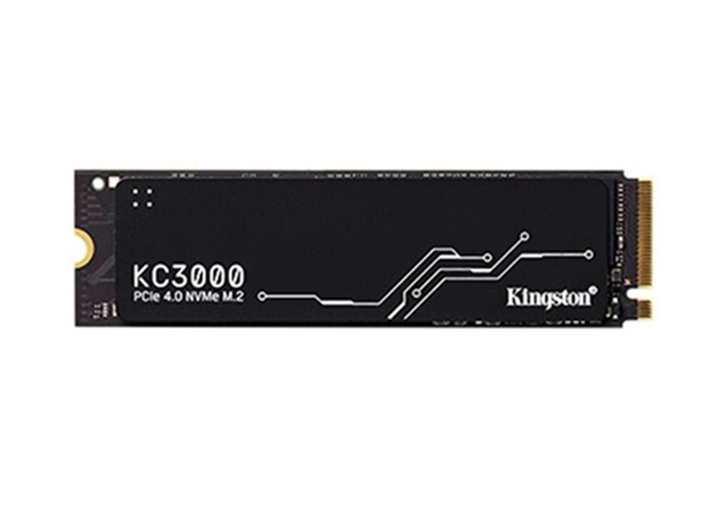 Hình ảnh 1 của SSD Kingston KC3000 2TB PCIe Gen 4 x4 NVME M2 2280 (Black - Outlet, Nhập khẩu)