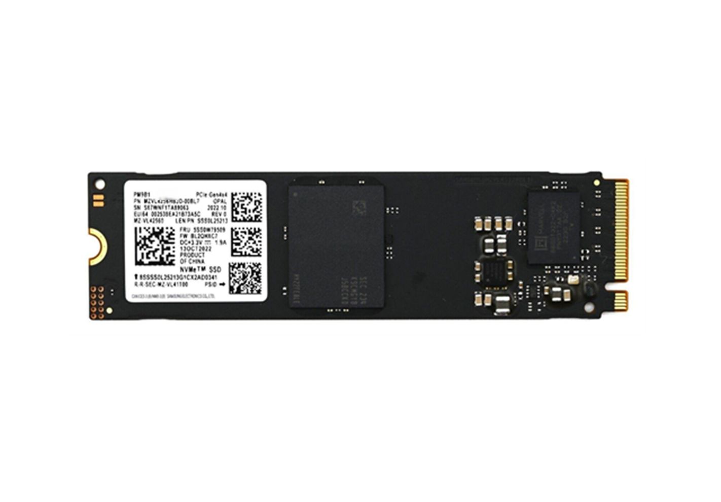Hình ảnh 1 của SSD Samsung PM9B1 1TB PCIe Gen 4 x4 NVME M2 2280 (1TB PCIe Gen 4 x 4 - Black - Outlet, Nhập khẩu)