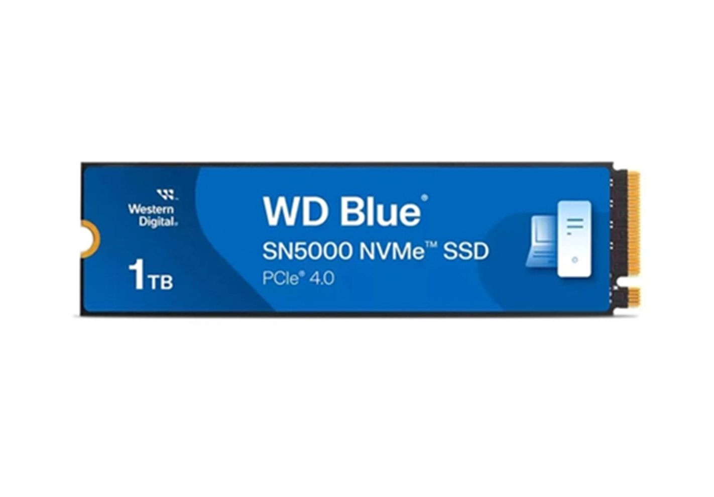 Hình ảnh 1 của SSD WD SN5000 1TB PCIe Gen 4 x4 NVME M2 2280 (Blue - White - Outlet, Nhập khẩu)