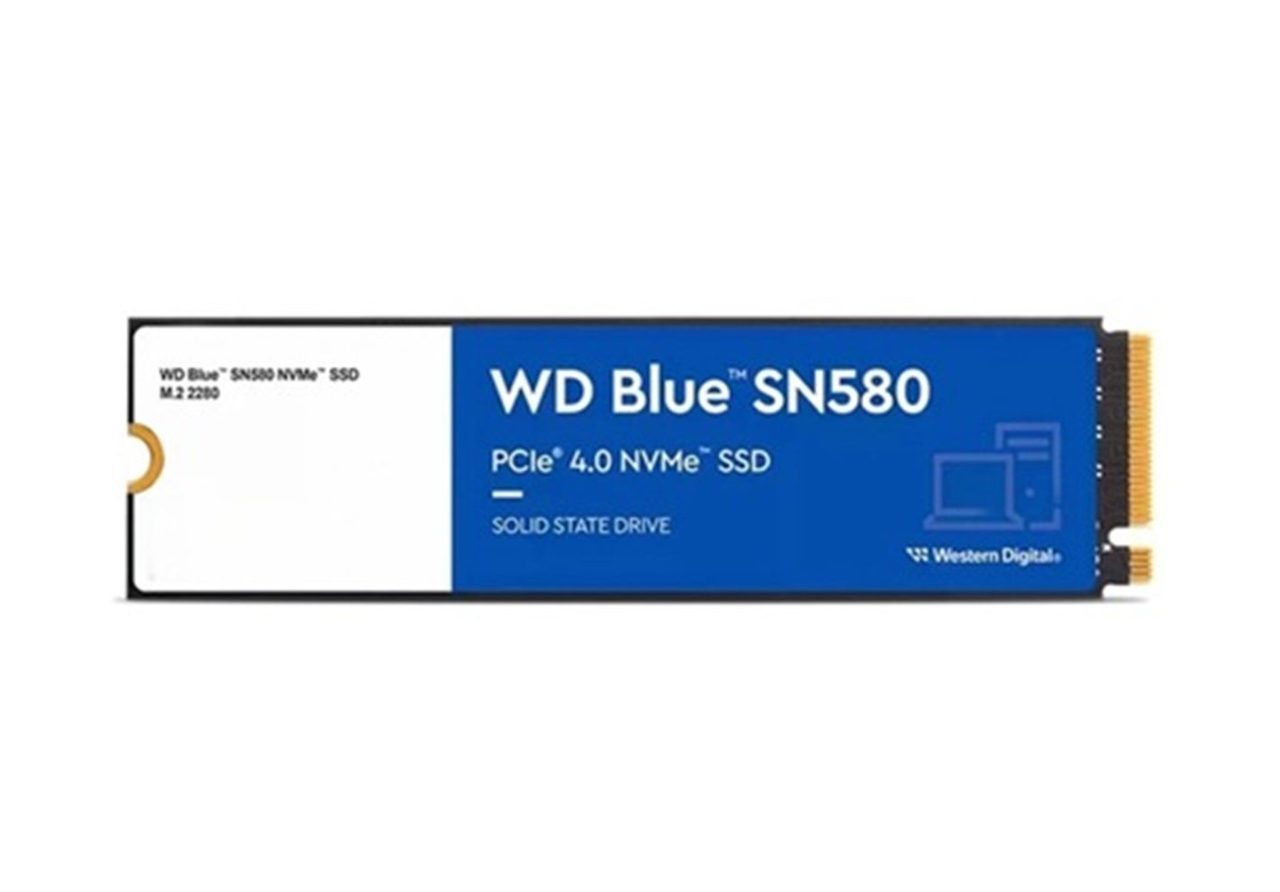 Hình ảnh 1 của SSD WD SN580 1TB PCIe Gen 4 x4 NVME M2 2280 (Blue - White - Outlet, Nhập khẩu)