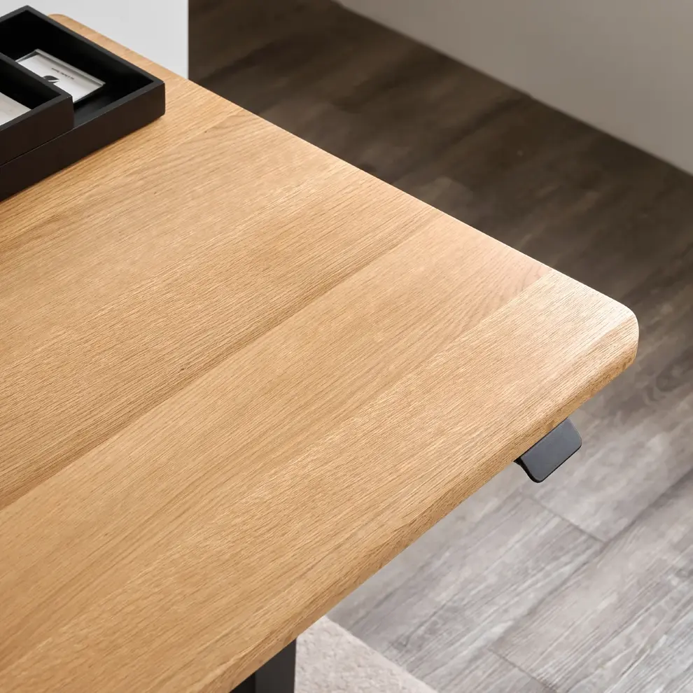 Hình ảnh 4 của Bàn nâng hạ Noble Grande 2.0 - By NiceDesign (1600x750x30mm - Natural OAK - Mới, Full box, Chính hãng) (NDSD24GRAN02)