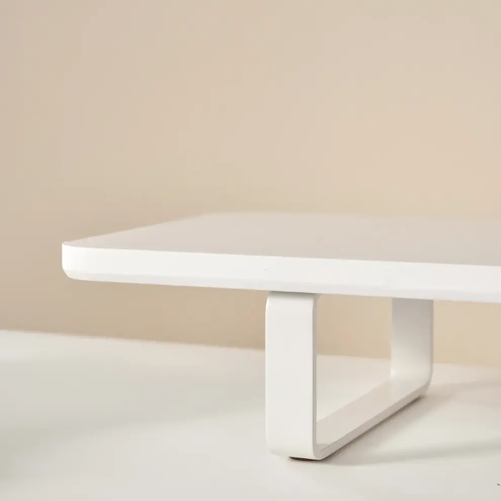 Hình ảnh 1 của Kệ màn hình The Sil 2.0 - By NiceDesign (Size L - White - Mới, Full box, Chính hãng) (NDDS24SSIL08)