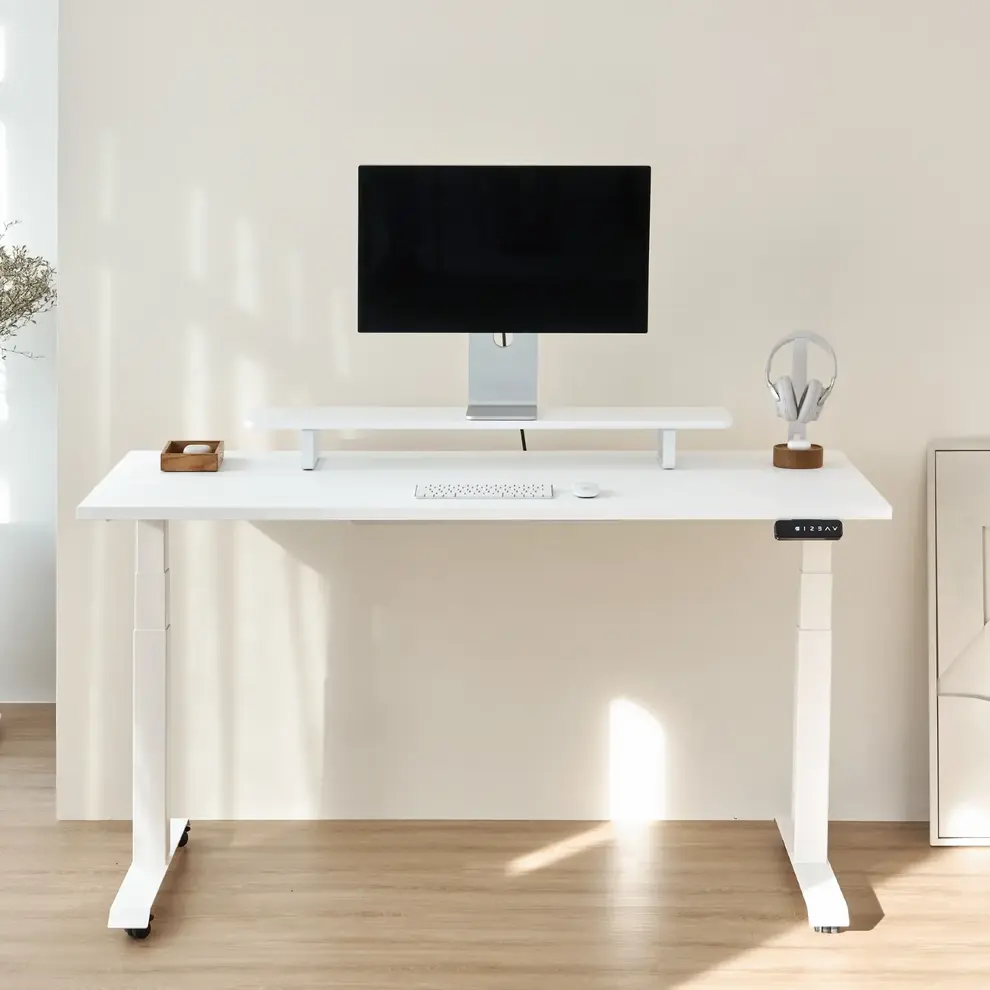 Hình ảnh 5 của Kệ màn hình The Sil 2.0 - By NiceDesign (Size M - White - Mới, Full box, Chính hãng) (NDDS24SSIL06)