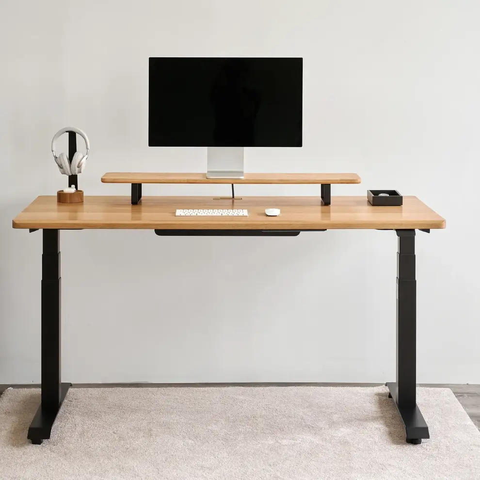 Hình ảnh 5 của Kệ màn hình The Sil 2.0 - By NiceDesign (Size M - Black - Natural Rubber - Mới, Full box, Chính hãng) (NDDS24SSIL09)