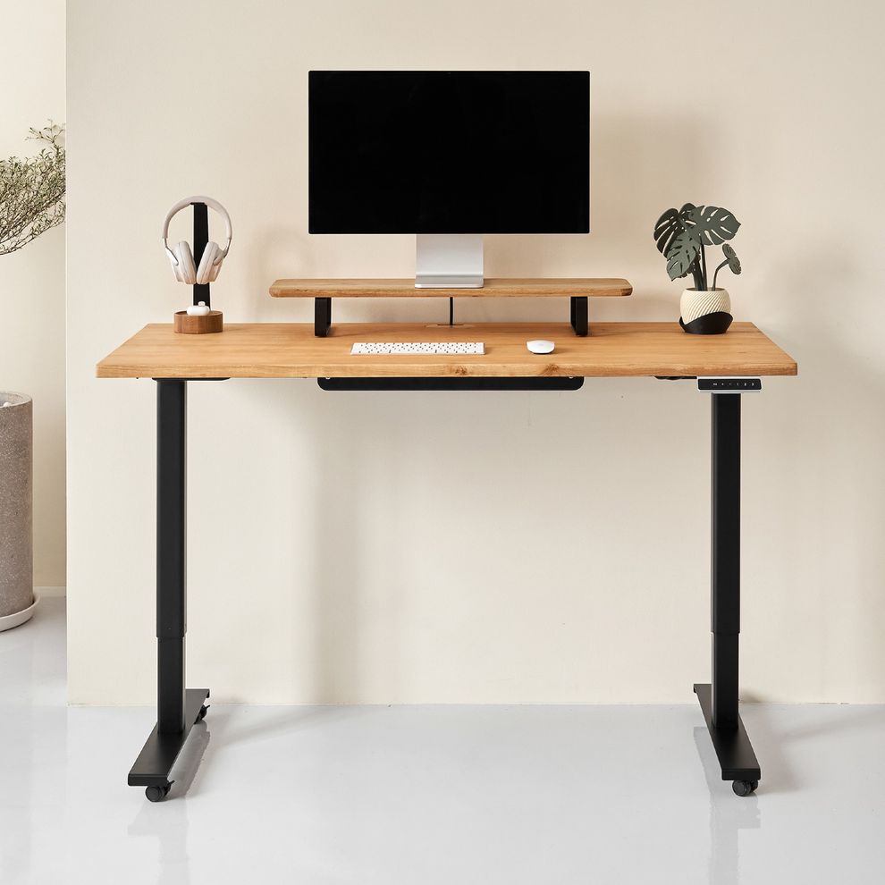 Hình ảnh 5 của Mặt bàn gỗ tự nhiên Fusion - By NiceDesign (1800x750x25mm - Natural ASH - Mới, Full box, Chính hãng) (NDTT25FUSI08)