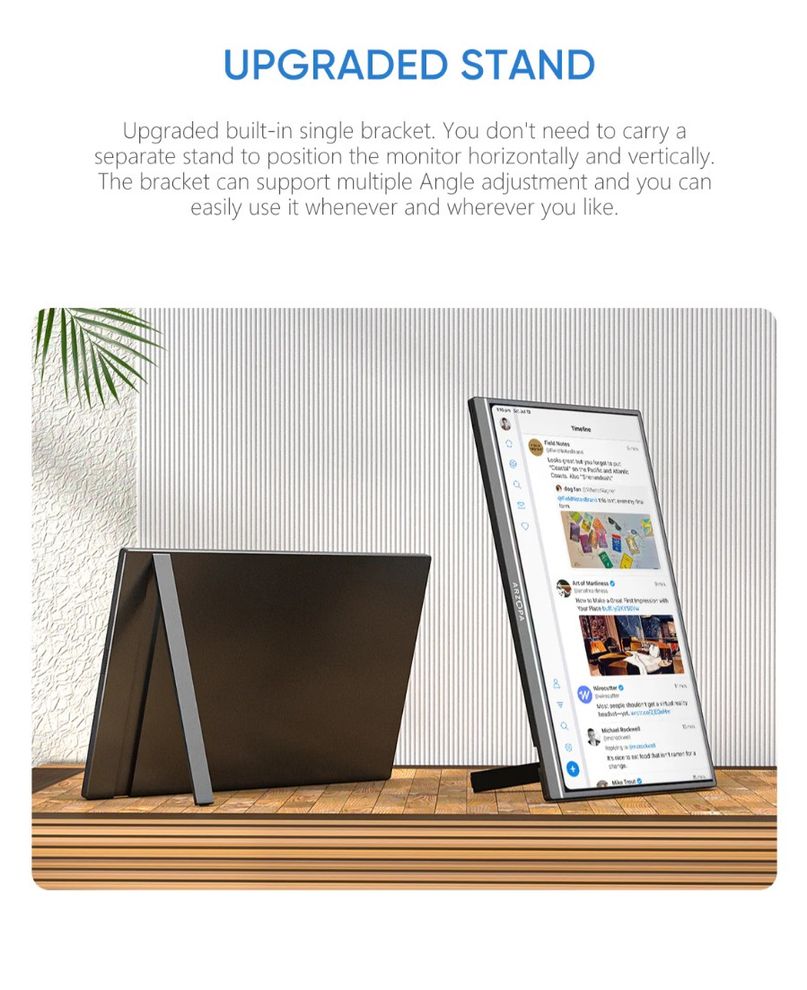 Hình ảnh 7 của Màn hình di động ARZOPA A1M 17.3 inch (A1M - Black - Mới, Full box, Chính hãng)