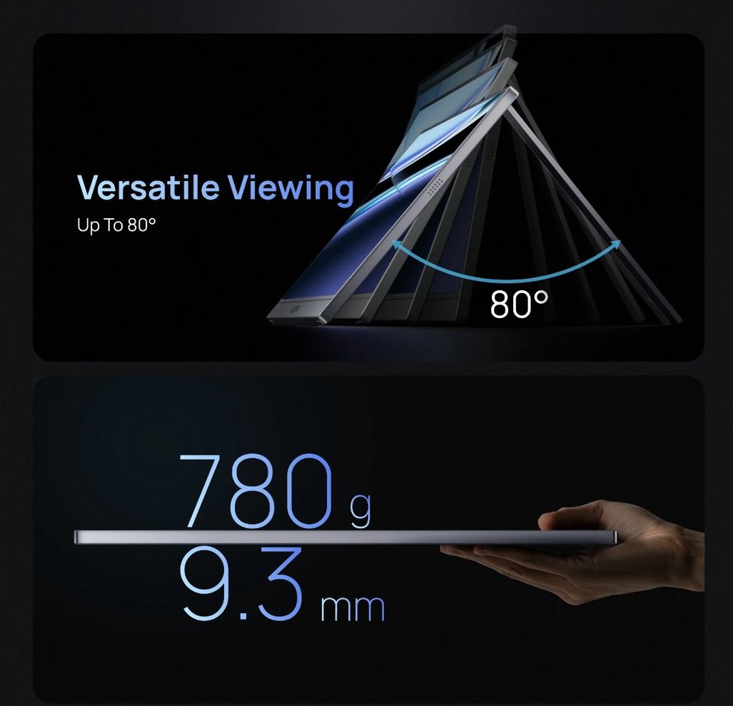 Hình ảnh 7 của Màn hình di động ARZOPA Z3FC 16.1" IPS 180Hz 2.5K (Z3FC - Black - Mới, Full box, Chính hãng)