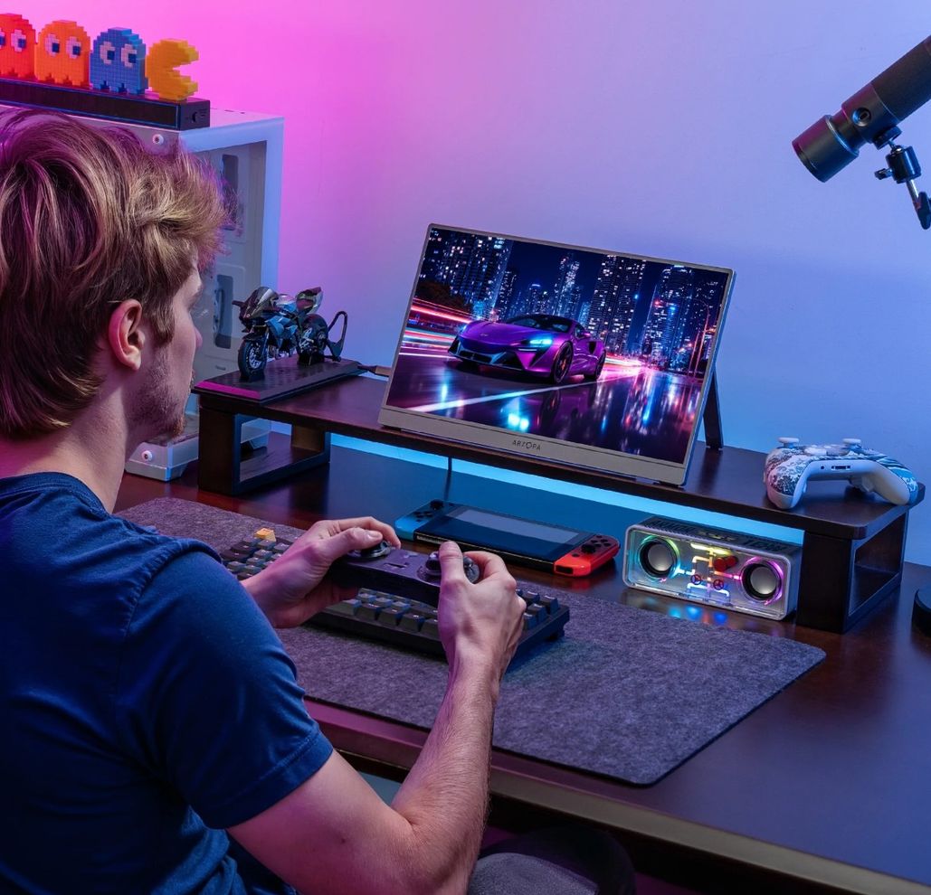 Hình ảnh 9 của Màn hình di động ARZOPA Z3FC 16.1" IPS 180Hz 2.5K (Z3FC - Black - Mới, Full box, Chính hãng)