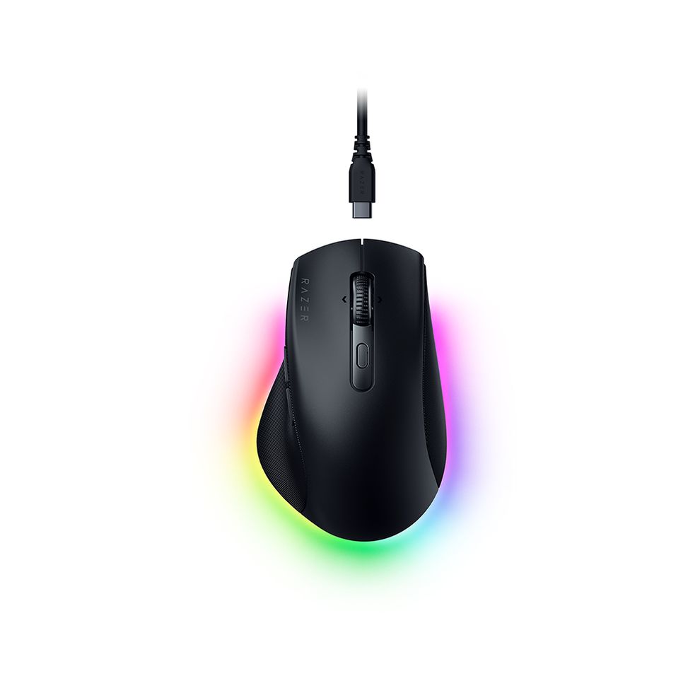 Hình ảnh 2 của Chuột không dây Razer Pro Click V2 Ergonomic AI (Black - Mới, Full box, Chính hãng)