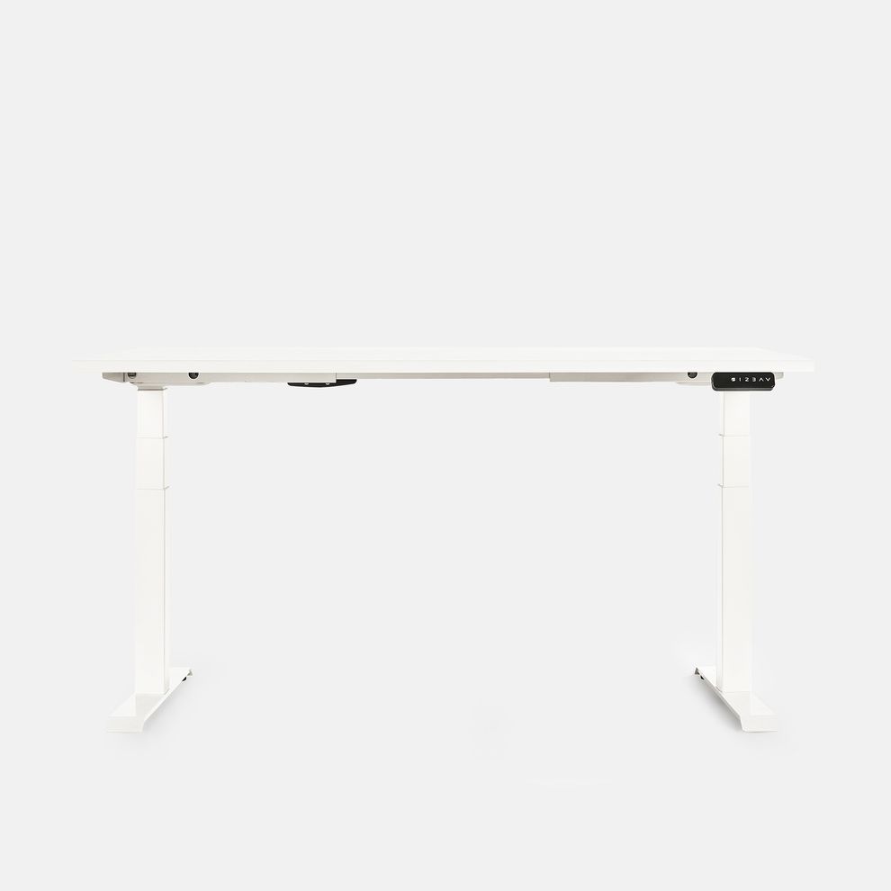 Hình ảnh 2 của Bàn nâng hạ Pure Fansi - By NiceDesign (180x75cm - Khung vuông trắng - Mới, Full box, Chính hãng) (NDSD25PUFA04)