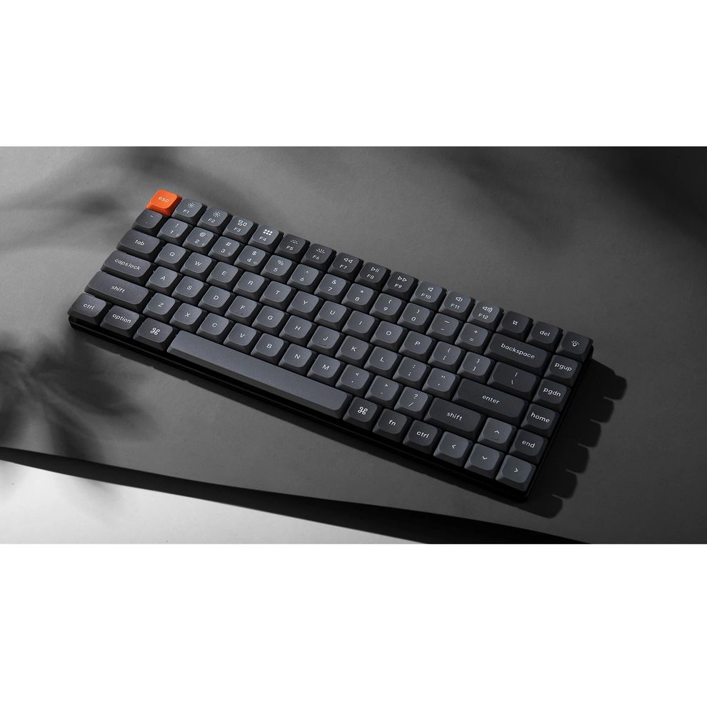Hình ảnh 3 của Bàn phím cơ Keychron K3 Max QMK/VIA Ultra-slim (Gateron 2.0 Red Switch - White Backlight - Gray - Mới, Full box, Nhập khẩu) (K3M-A1)