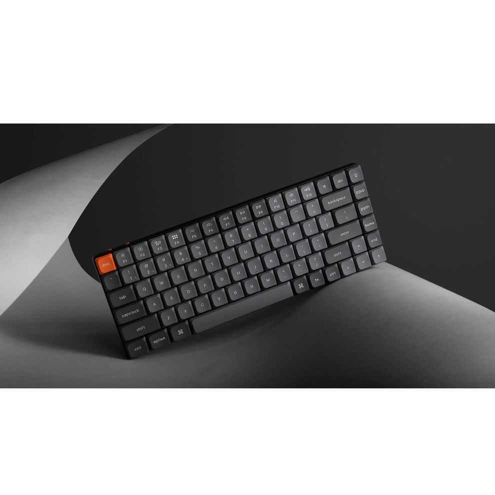 Hình ảnh 4 của Bàn phím cơ Keychron K3 Max QMK/VIA Ultra-slim (Gateron 2.0 Red Switch - White Backlight - Gray - Mới, Full box, Nhập khẩu) (K3M-A1)