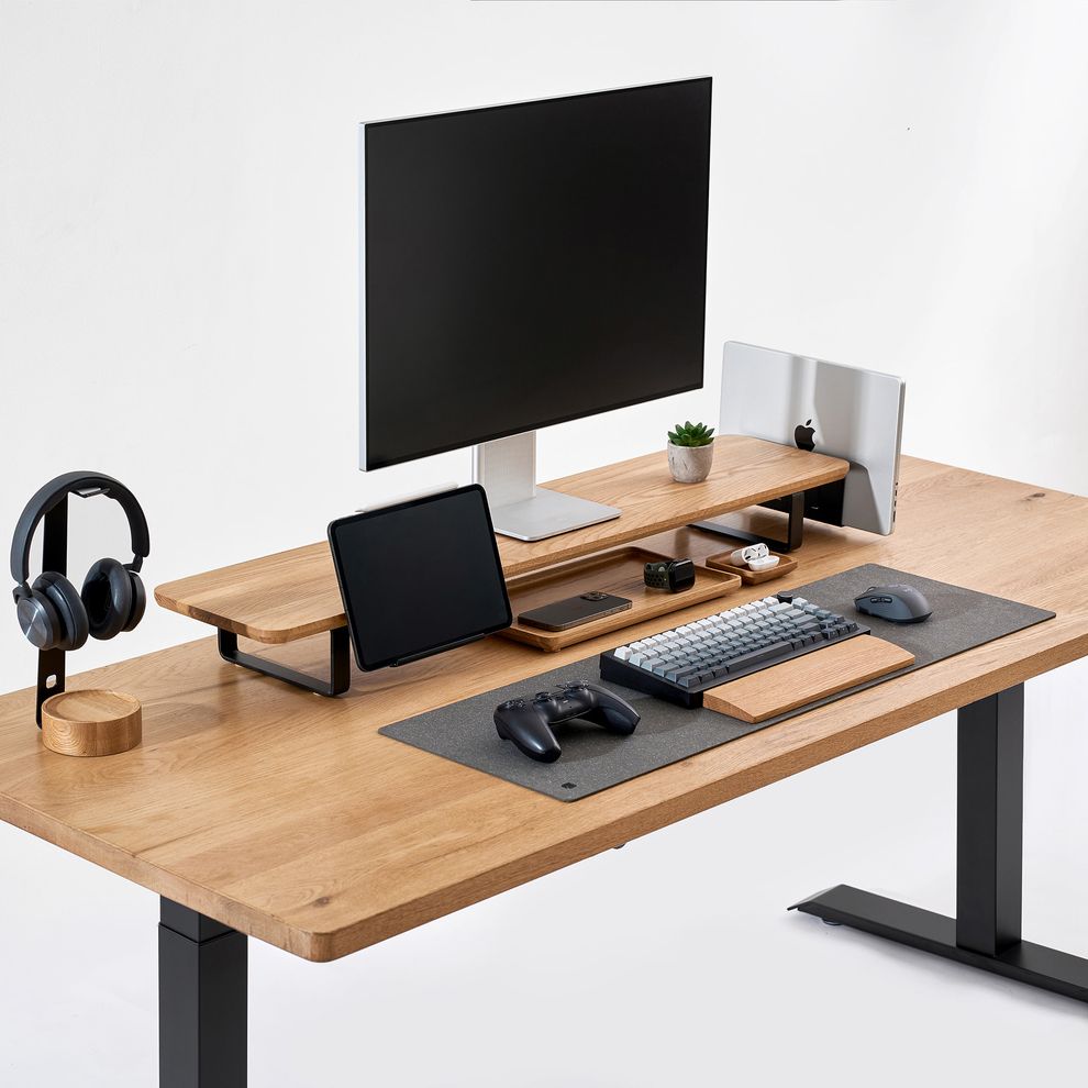 Hình ảnh 4 của Giá đỡ Tablet gắn kệ màn hình - By NiceDesign (Trắng - Mới, Full box, Chính hãng) (NDST24TABH02)