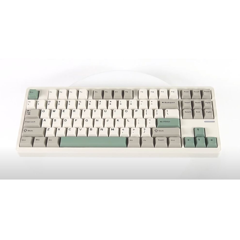 Hình ảnh 3 của Bàn phím cơ Riccks RS8 (HMX Cheese Pink Switch - Retro - Mới, Full box, Nhập khẩu)