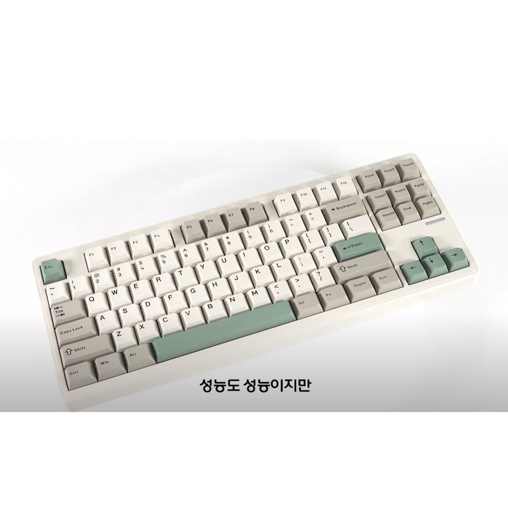 Hình ảnh 2 của Bàn phím cơ Riccks RS8 (HMX Cheese Pink Switch - Retro - Mới, Full box, Nhập khẩu)