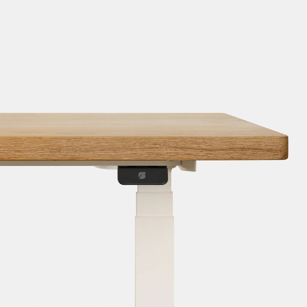 Hình ảnh 3 của Bàn nâng hạ Noble Grande 2.0 - By NiceDesign (1800x750x30mm - Oak - White - Mới, Full box, Chính hãng) (NDSD24GRAN02)