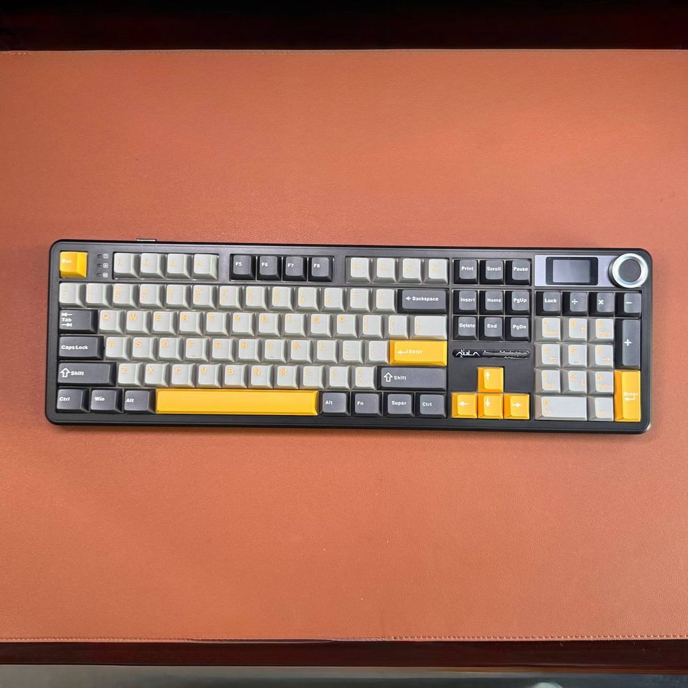 Hình ảnh 6 của Bàn phím cơ Aula F108 Pro (Aula Zephyr Switch - Black Gold - Mới, Full box, Nhập khẩu)