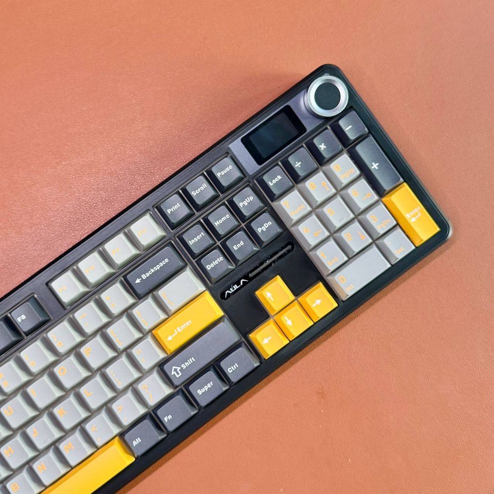 Hình ảnh 7 của Bàn phím cơ Aula F108 Pro (Aula Zephyr Switch - Black Gold - Mới, Full box, Nhập khẩu)