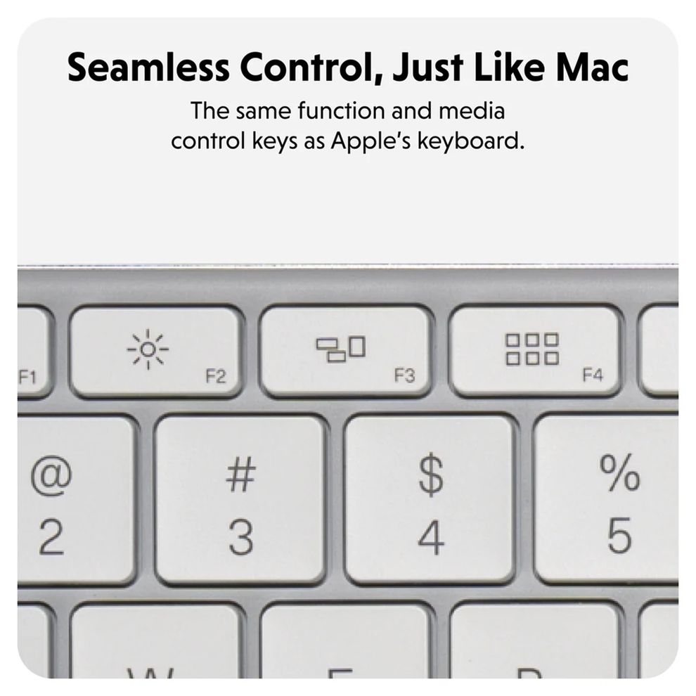 Hình ảnh 7 của Bàn Phím Không Dây HYPER HyperSpace (Sliver - Mới, Full box, Chính hãng)