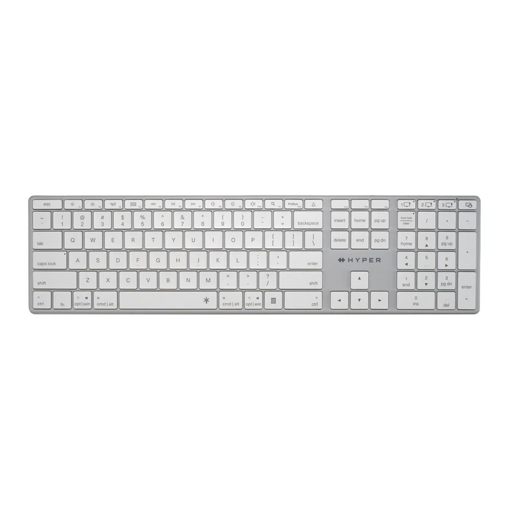 Hình ảnh 1 của Bàn Phím Không Dây HYPER HyperSpace (Sliver - Mới, Full box, Chính hãng)