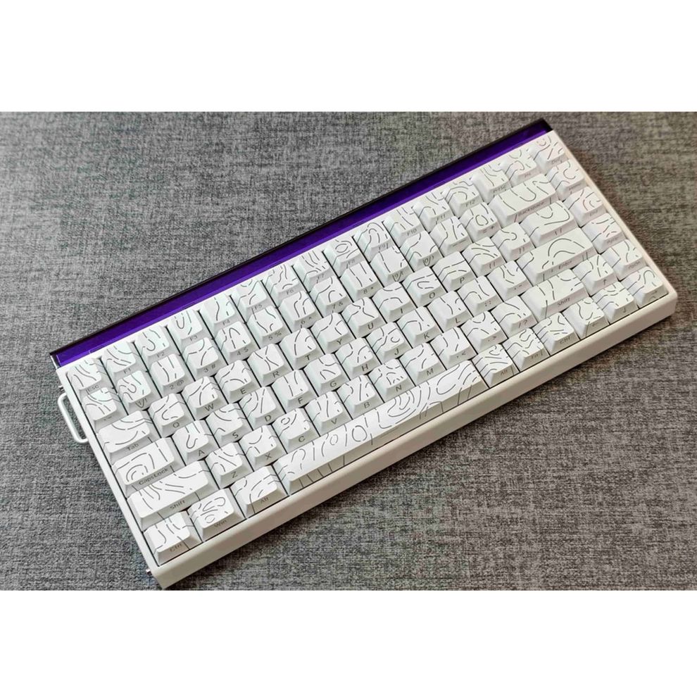 Hình ảnh 2 của Bàn phím cơ Hero84 HE (White - Mới, Full box, Nhập khẩu)