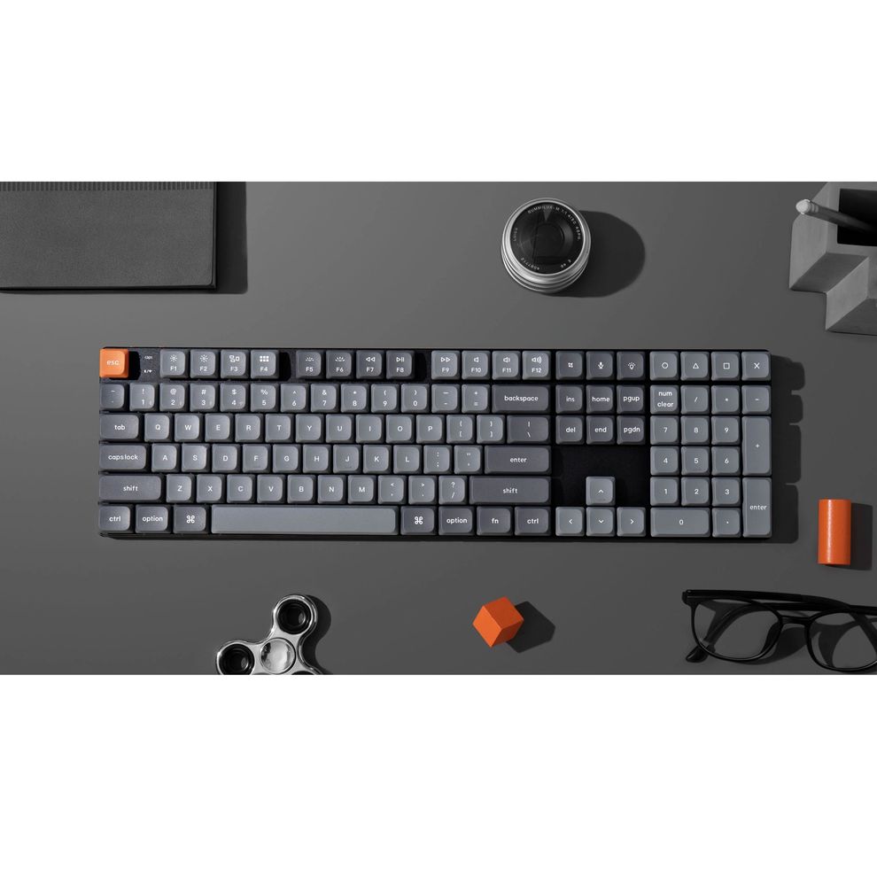 Hình ảnh 2 của Bàn phím cơ Keychron K5 Max QMK/VIA Ultra-slim (Gateron 2.0 Brown - White Led - Gray - Mới, Full box, Nhập khẩu)