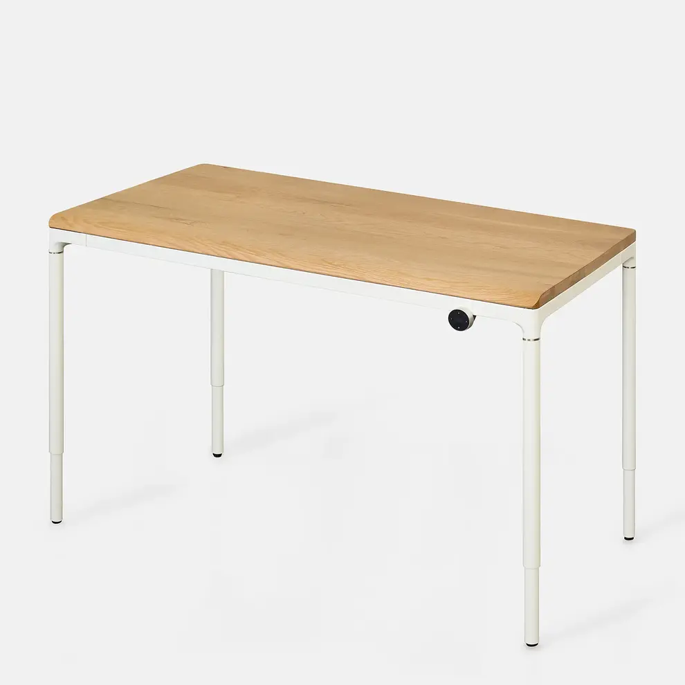 Hình ảnh 3 của Bộ Bàn nâng hạ Elite - By NiceDesign (Oak - White - Mới, Full box, Chính hãng) (NDSD24ELIT01)