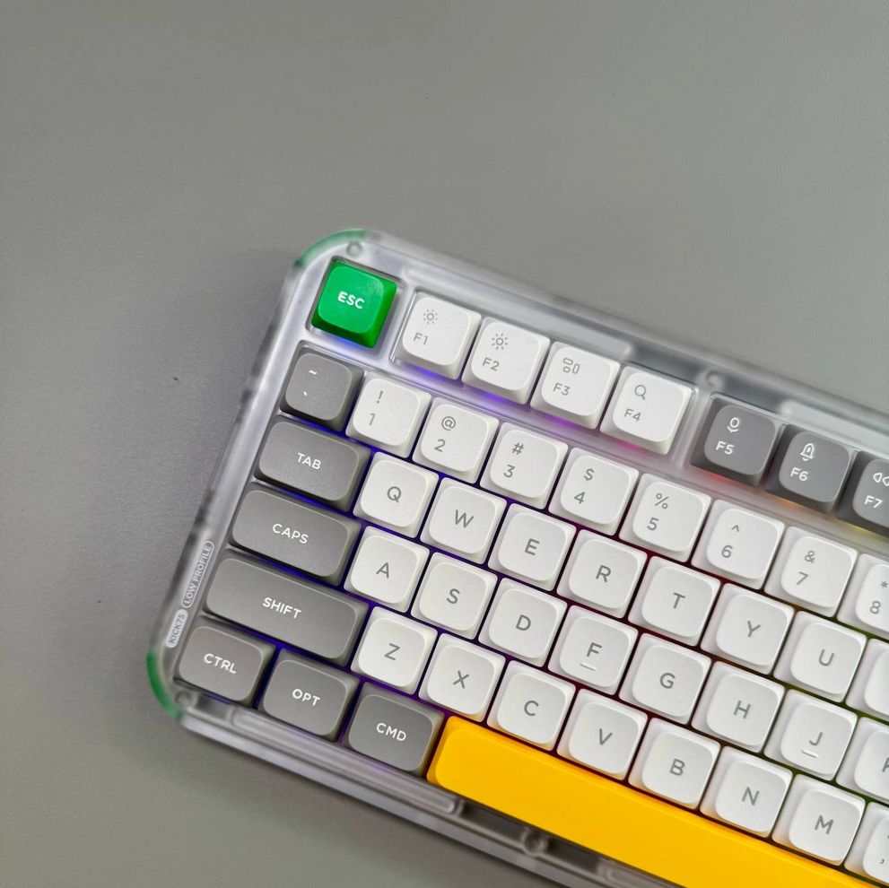 Hình ảnh 3 của Bàn phím cơ Nuphy Kick75 - Low Profile (Low Profile - Brown Nano Switch - Ionic White - Mới, Full box, Nhập khẩu)