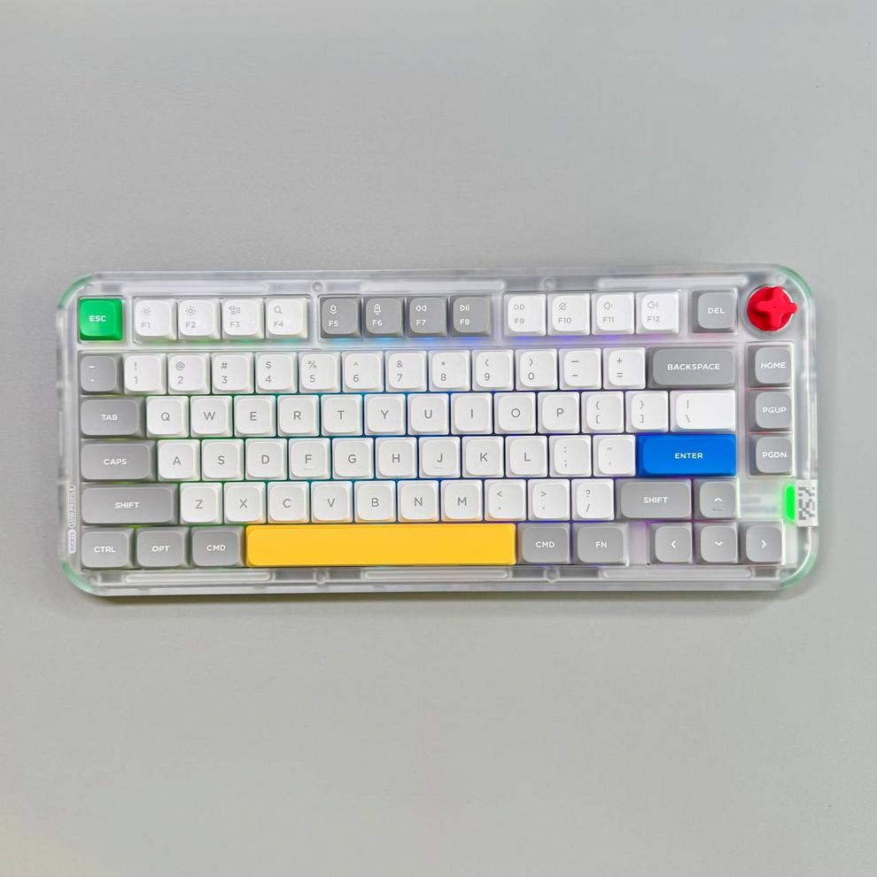 Hình ảnh 2 của Bàn phím cơ Nuphy Kick75 - Low Profile (Low Profile - Red Nano Switch - Ionic White - Mới, Full box, Nhập khẩu)