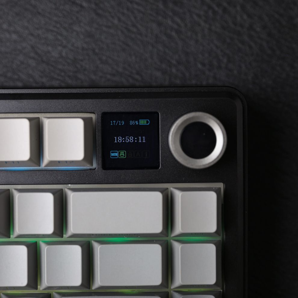 Hình ảnh 2 của Bàn phím cơ Aula F75 Max (F75M-LEOBOG Reaper Switch - Polar Black - Mới, Full box, Nhập khẩu)