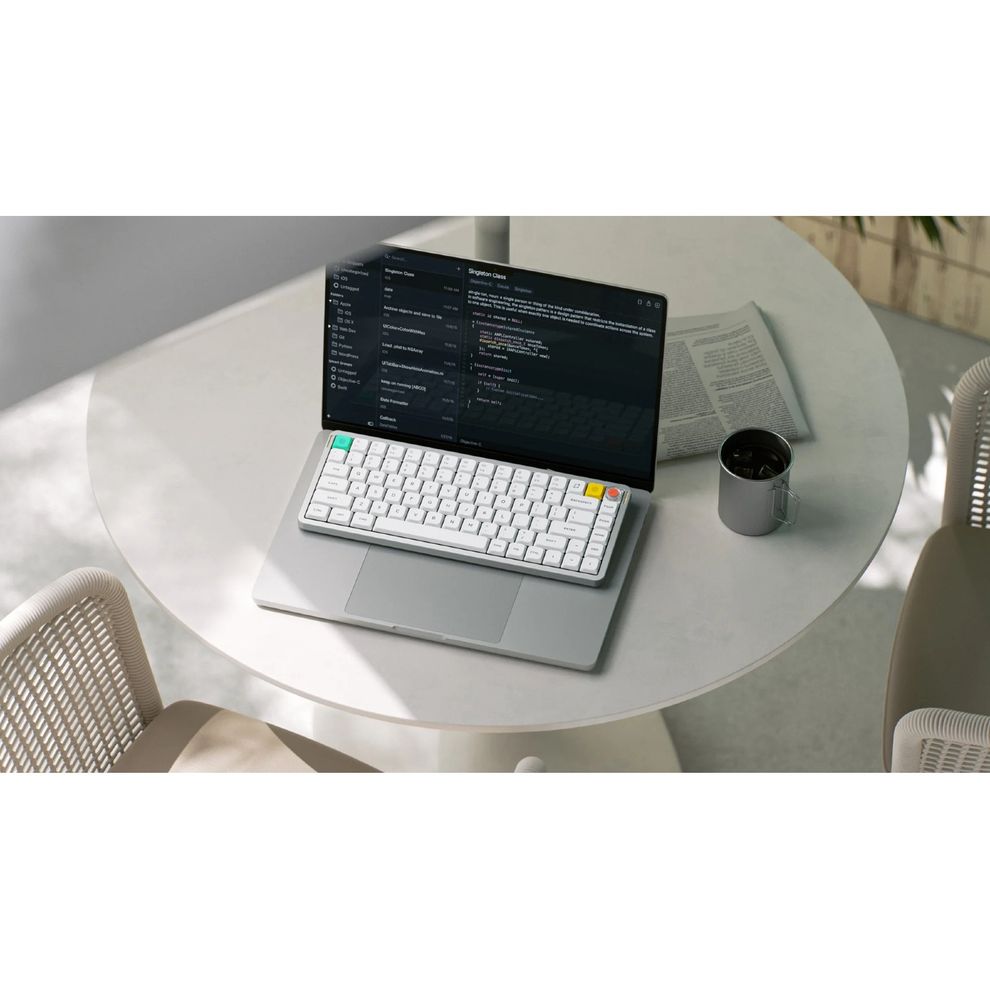 Hình ảnh 6 của Bàn Phím Cơ NuPhy Air75 v3 (Blush Nano Switch - Nova White - Mới, Full box, Chính hãng)