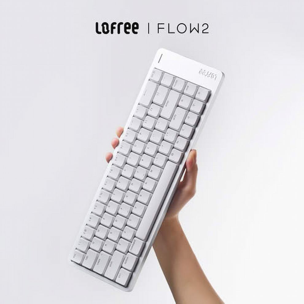 Hình ảnh 1 của Bàn phím cơ Lofree Flow 2 (84 keys - Aluminium Sliver - Mới, Sealed, Chính hãng)