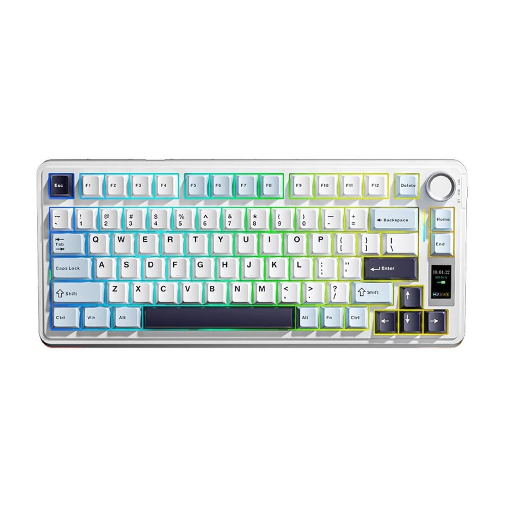 Hình ảnh 1 của Bàn phím cơ Aula S75 Pro (Caramel Switch V2 - Glacier White - Mới, Full box, Nhập khẩu)