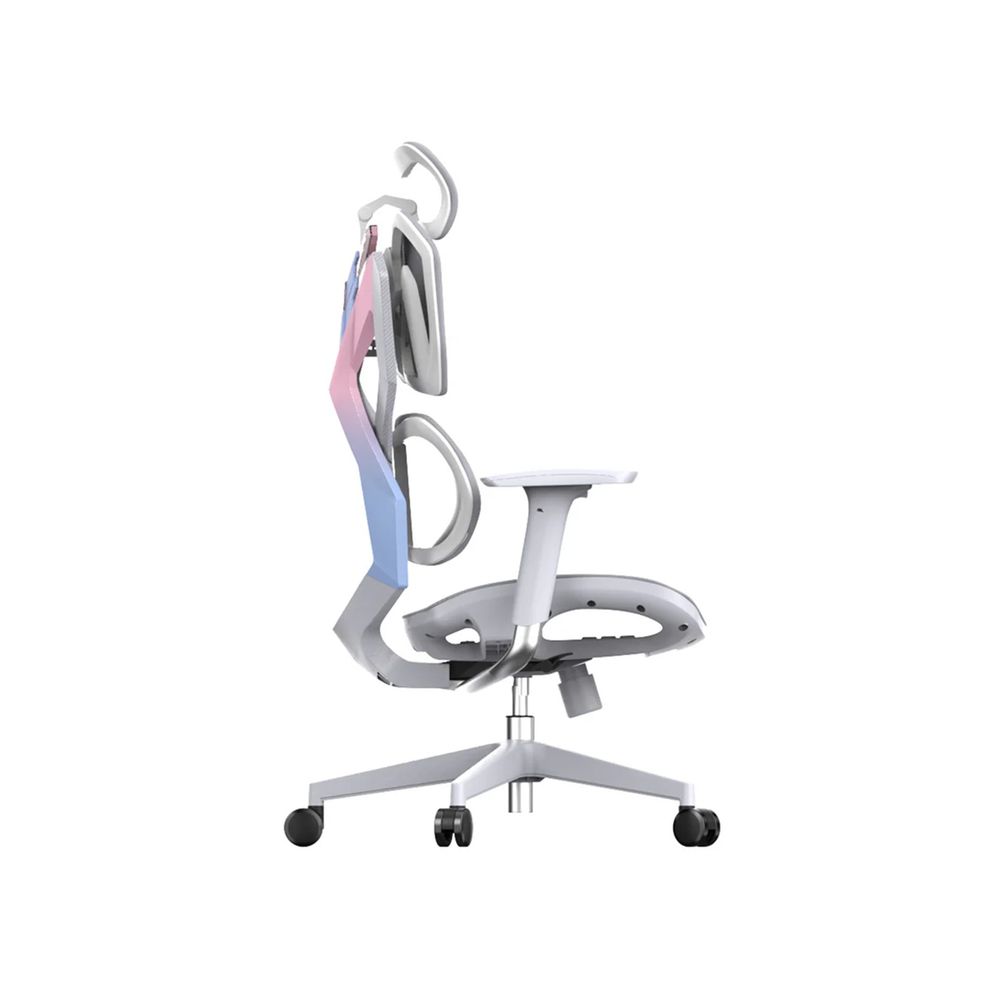 Hình ảnh 3 của Ghế công thái học SIHOO Xiaoqi X5 - Ergonomic Gaming Chair (X5C - White - Pink - Mới, Full box, Chính hãng)