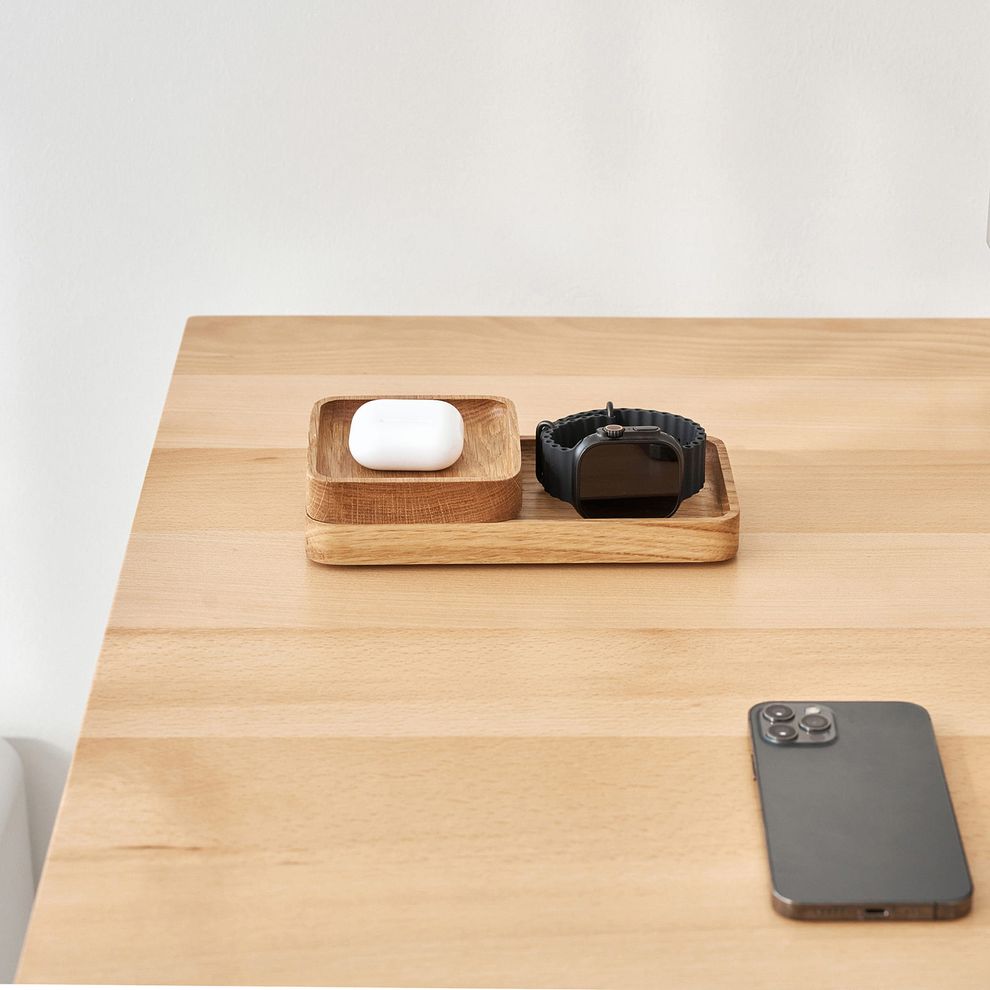 Hình ảnh 3 của Mặt bàn gỗ tự nhiên Fusion - By NiceDesign (1400x700x25mm - Natural Beech - Mới, Full box, Chính hãng) (NDTT25FUSI02)