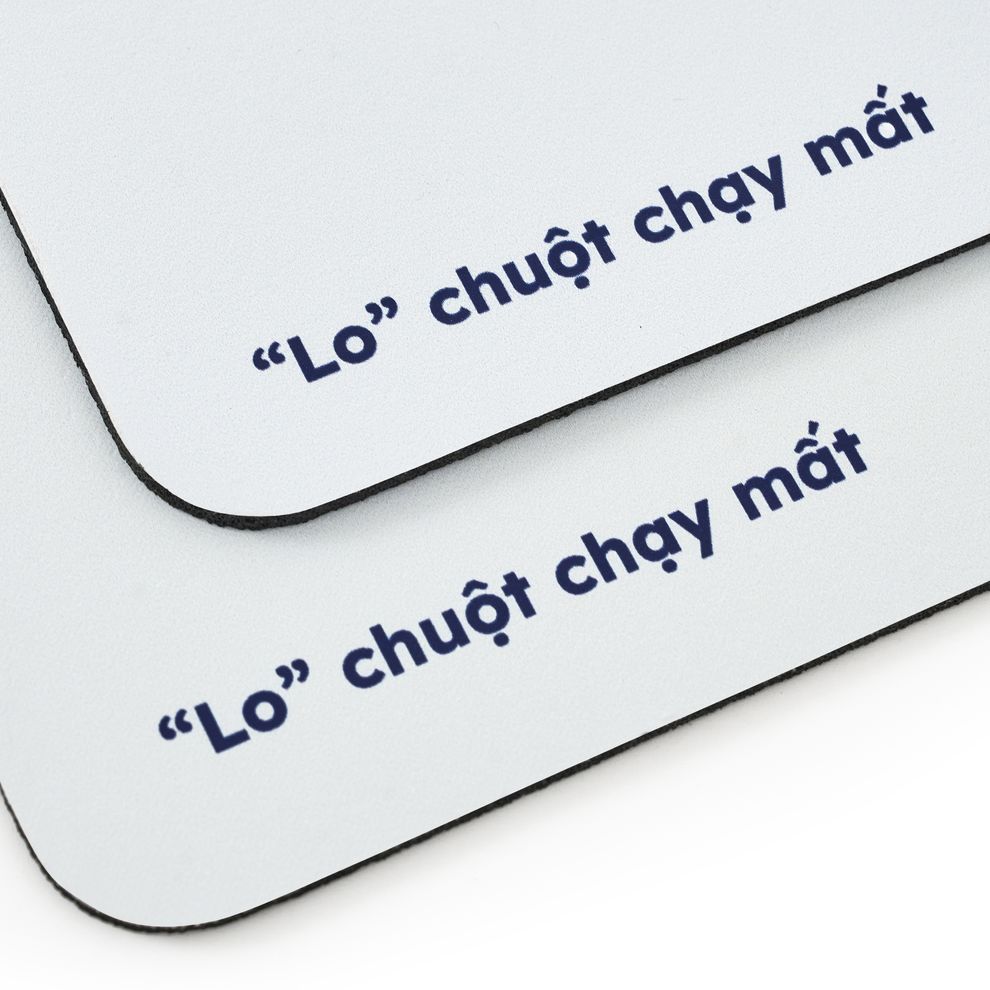 Hình ảnh 3 của Pad chuột "Lo Mượt" (Pad chuột "Lo Mượt" - Đen - Mới, Full box, Nhập khẩu)