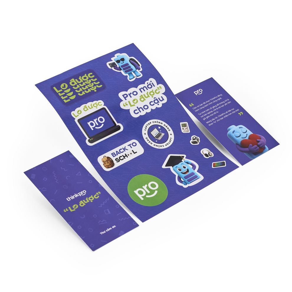 Hình ảnh 2 của Sticker "Lo Dính" (Sticker "Lo Dính" - Đen - Mới, Full box, Nhập khẩu)