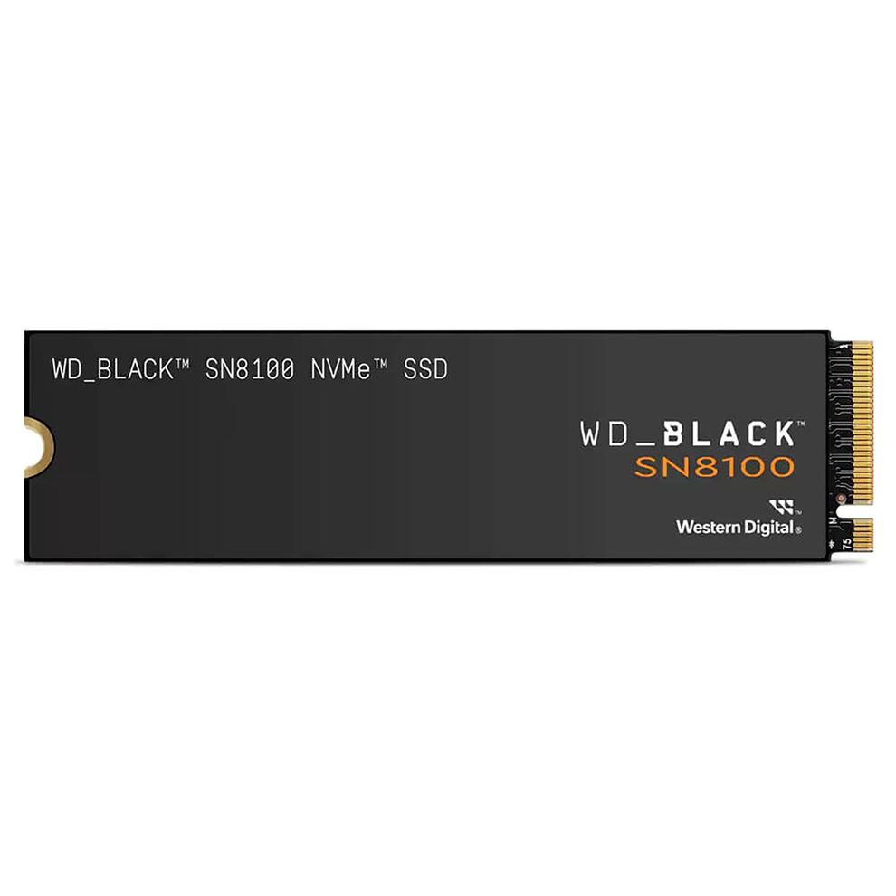 Hình ảnh 1 của SSD WD Black SN8100 2TB – M.2 2280 NVMe Gen 5.0 x4 (Black - Outlet, Nhập khẩu)