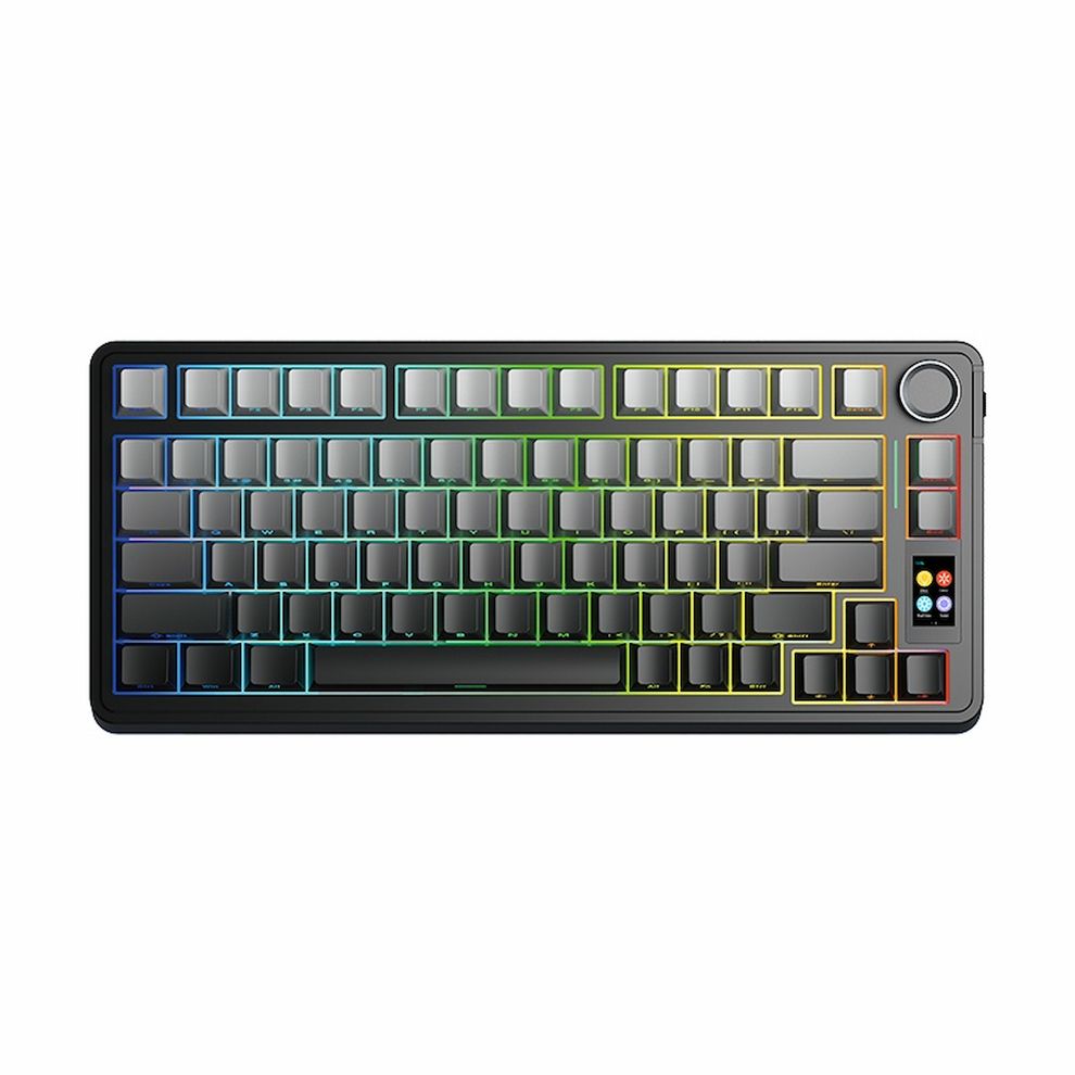 Hình ảnh 1 của Bàn phím cơ Aula S75 Pro (S75P - Polar Black - Mới, Full box, Nhập khẩu)