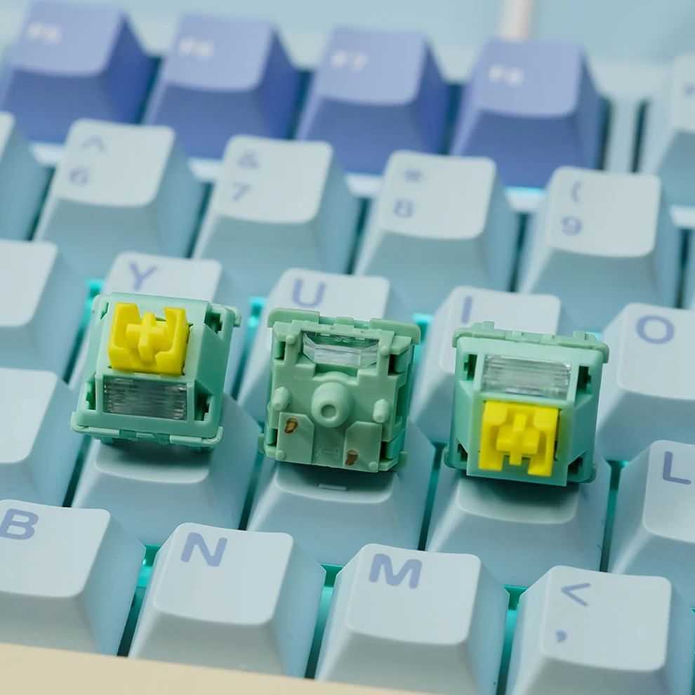 Hình ảnh 4 của Bàn phím Cơ Monka A75 Max Aluminum (Blue - Purple - Mới, Full box, Nhập khẩu)