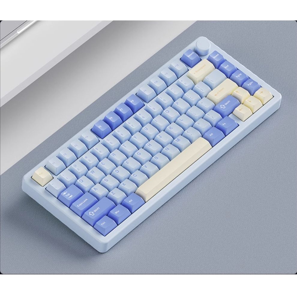 Hình ảnh 1 của Bàn phím Cơ Monka A75 Max Aluminum (Blue - Purple - Mới, Full box, Nhập khẩu)