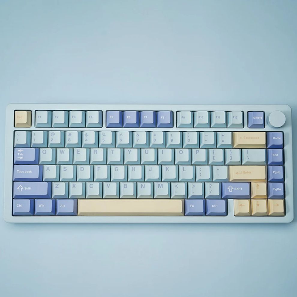 Hình ảnh 2 của Bàn phím Cơ Monka A75 Max Aluminum (Blue - Purple - Mới, Full box, Nhập khẩu)