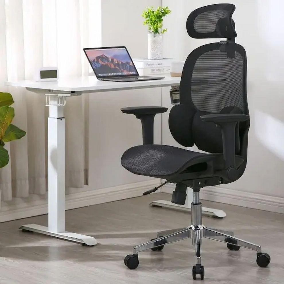 Hình ảnh 9 của Ghế Công Thái Học Manson E3 Lite (Lưới - Black - Mới, Full box, Chính hãng)