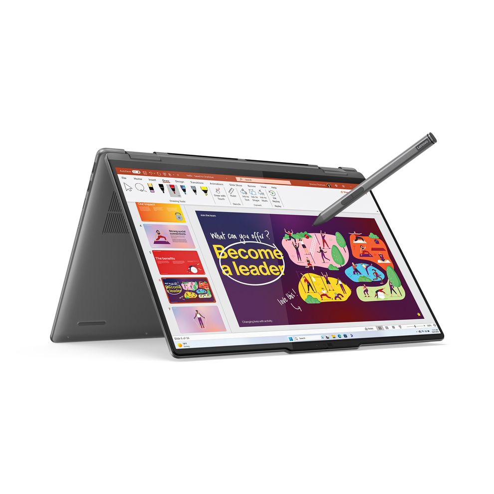 LAPTOP LENOVO YOGA 7I 2IN1 16IML9 ULTRAL 7 155U/16GB/SSD 1TB/INTEL IRIS XE/LCD 16INCH WUXGA TOUCH - BH 6/2026 Hình ảnh 4 của Lenovo Yoga Slim 7 2-in-1 16IML9 - Ultra 7 155U, 16GB, 1TB, FHD+ Touch
