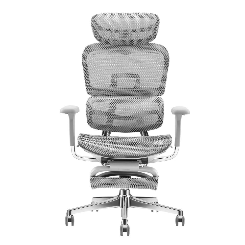 Hình ảnh 1 của Ghế Công Thái Học Manson Atum (Bản Pro - Kèm kê chân - Gray - Mới, Full box, Chính hãng)