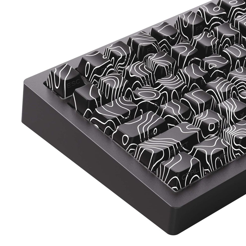 Hình ảnh 3 của Bàn phím Cơ Monsgeek M1W SP Aluminum CNC (M1W V5 SP - AKKO Piano V3 Pro Switch - Contour Black - Mới, Full box, Nhập khẩu)