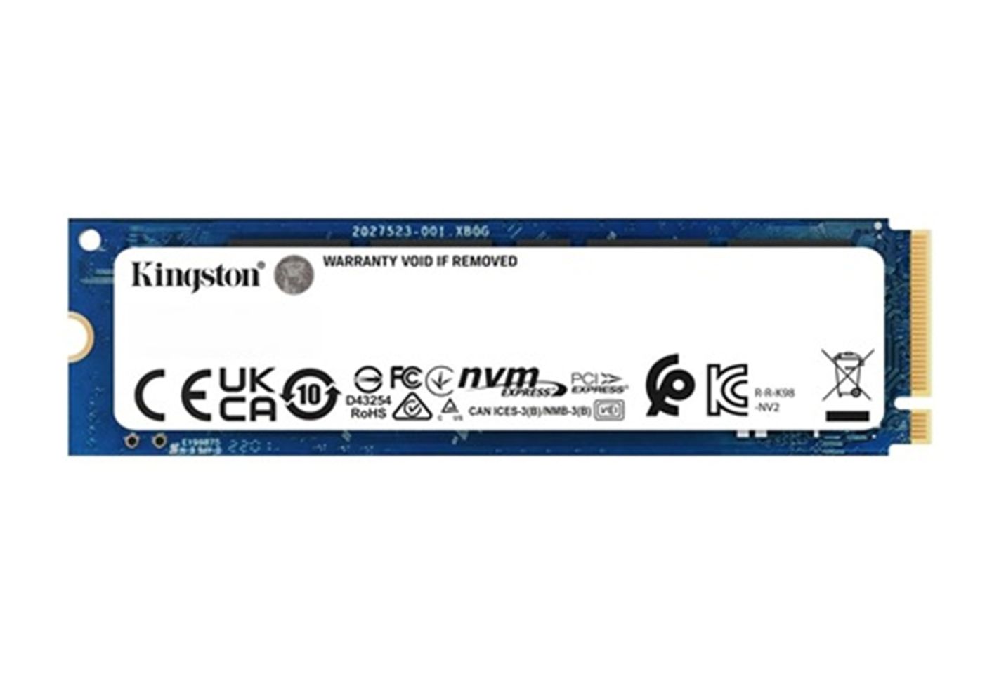 Hình ảnh 1 của SSD Kington 256GB NVME M2 2280 (Blue - Used, Nhập khẩu)