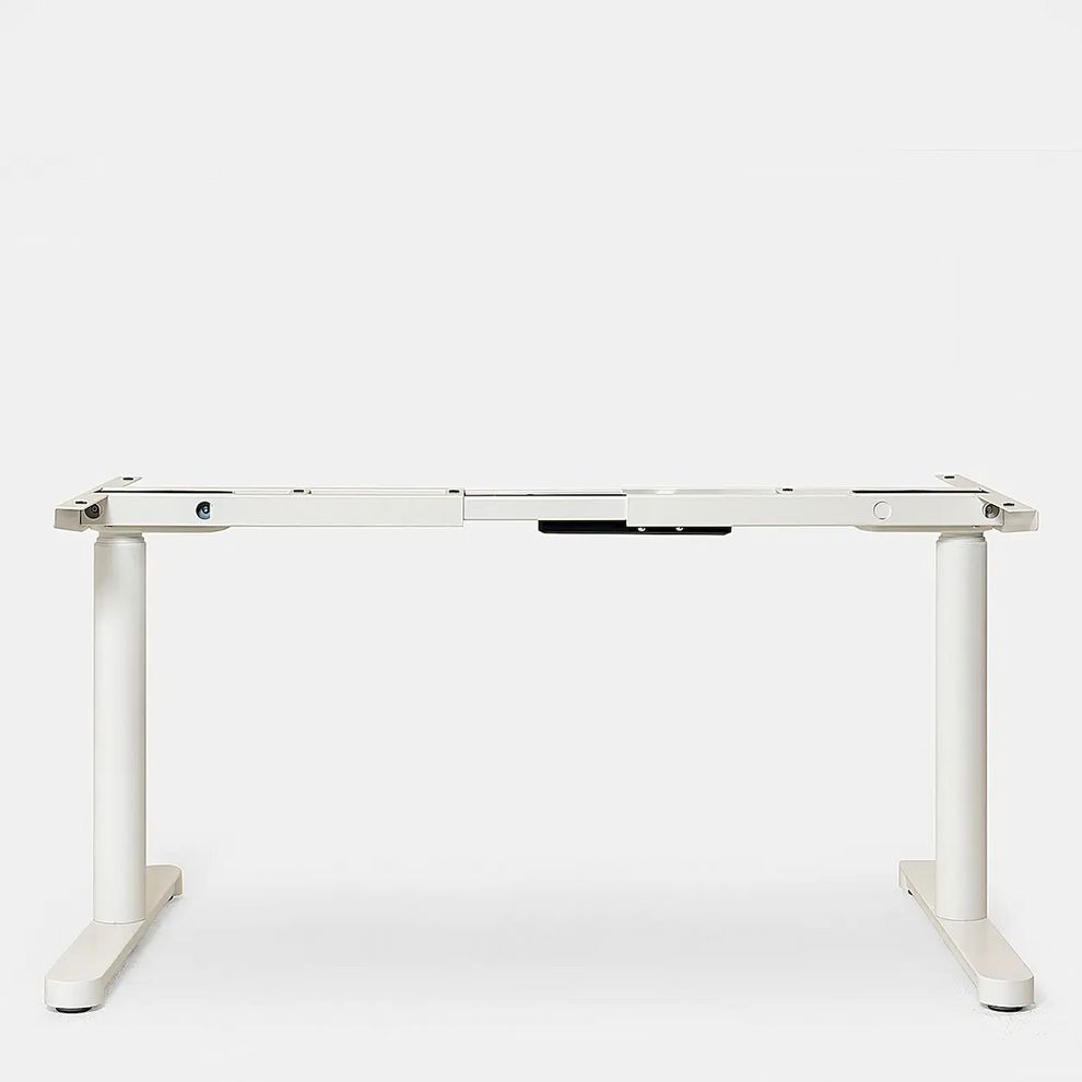 Hình ảnh 1 của Khung bàn nâng hạ Oasis - By NiceDesign (Khung tròn trắng - Mới, Full box, Chính hãng)